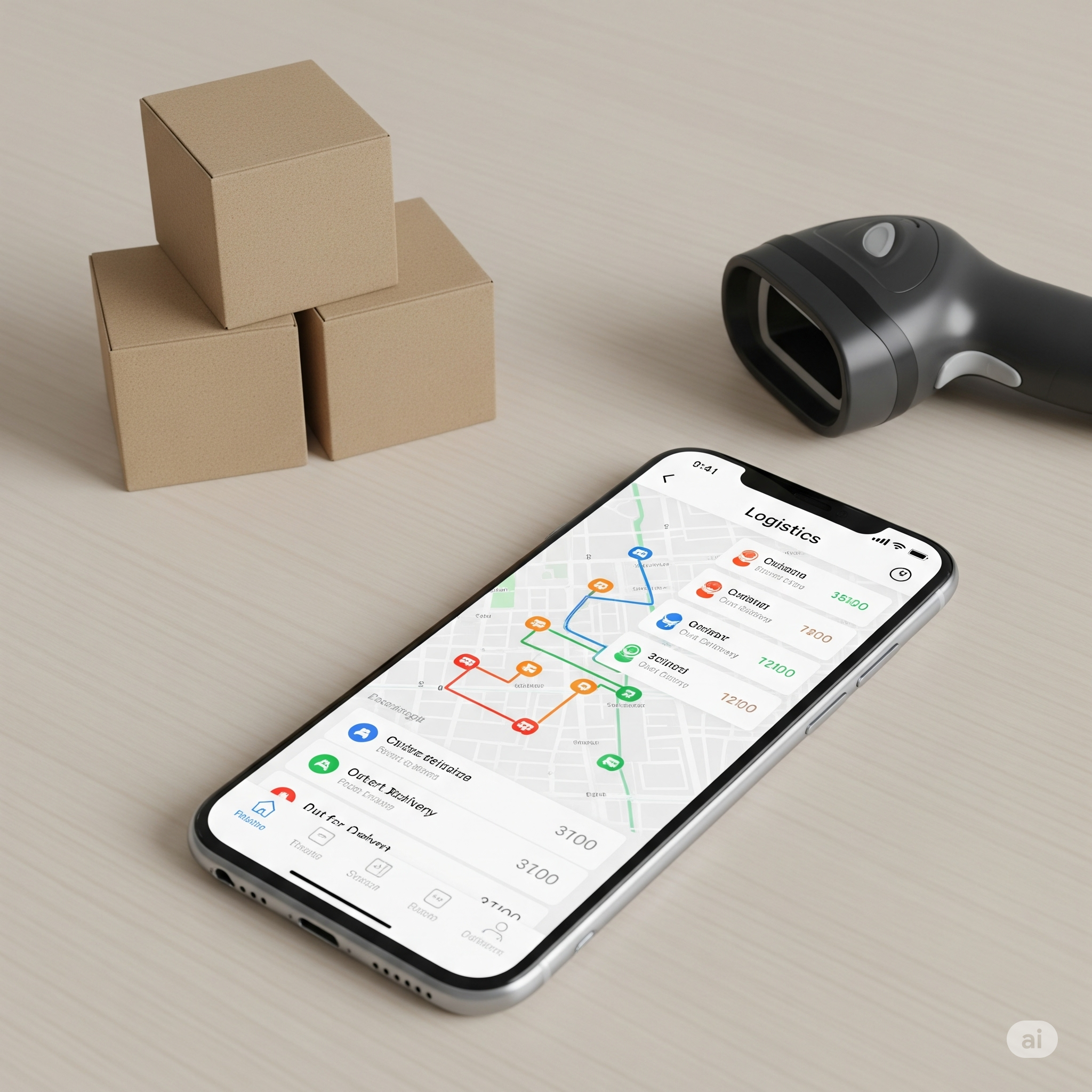 Mobilapp för logistik